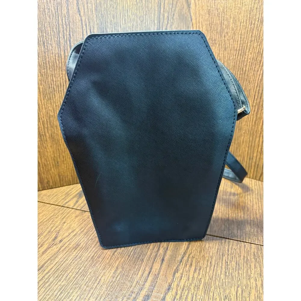 Black Jack Skellington Coffin Shape Crossbody Bag Nightmare Before Christmas